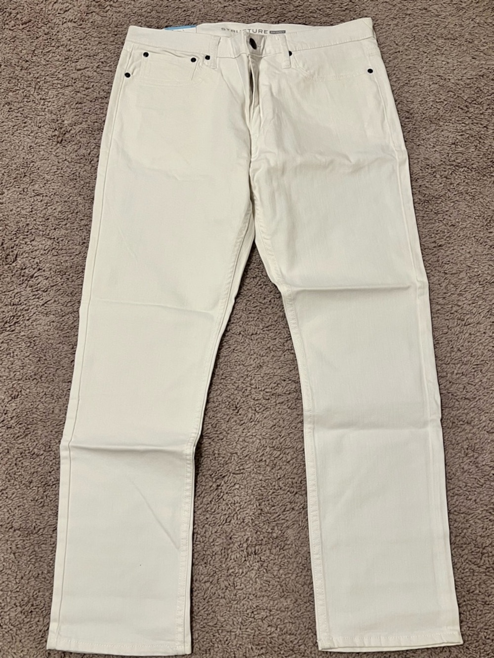 Structure White Skinny Jeans